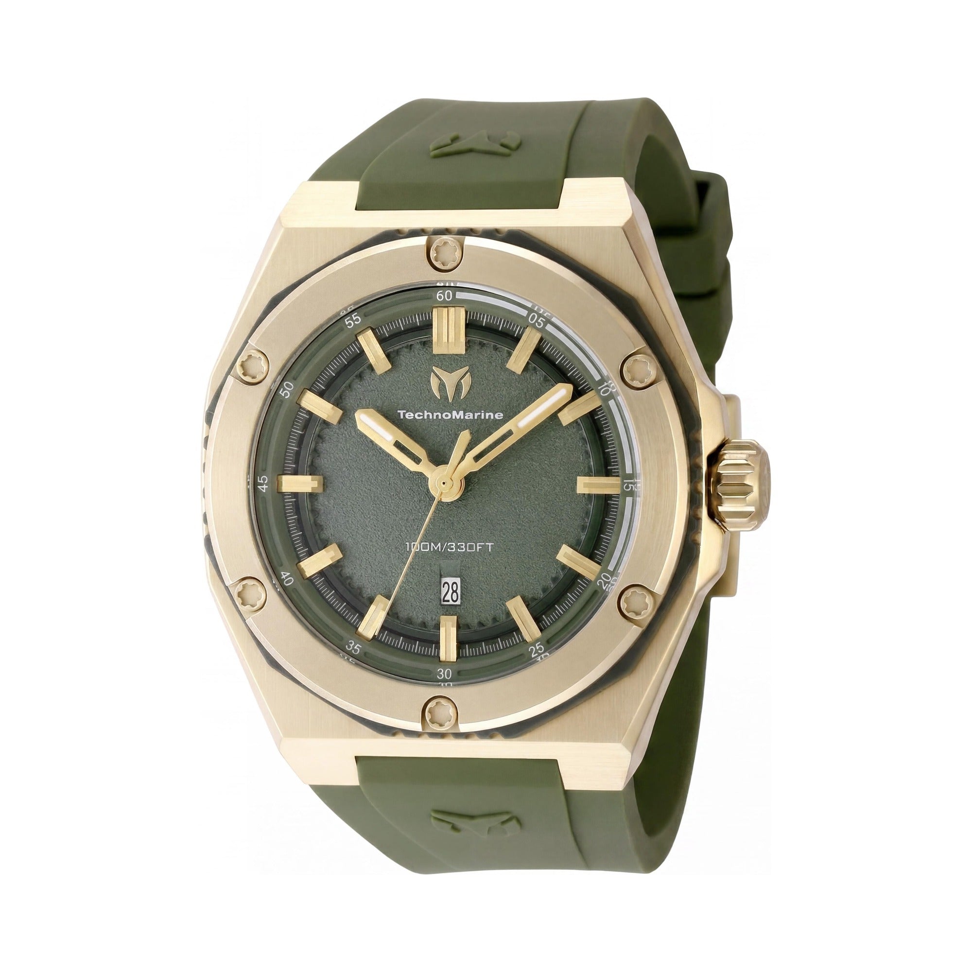 Reloj Unisex TechnoMarine TM-416070, Esfera Verde Oliva 45mm, Photo 1