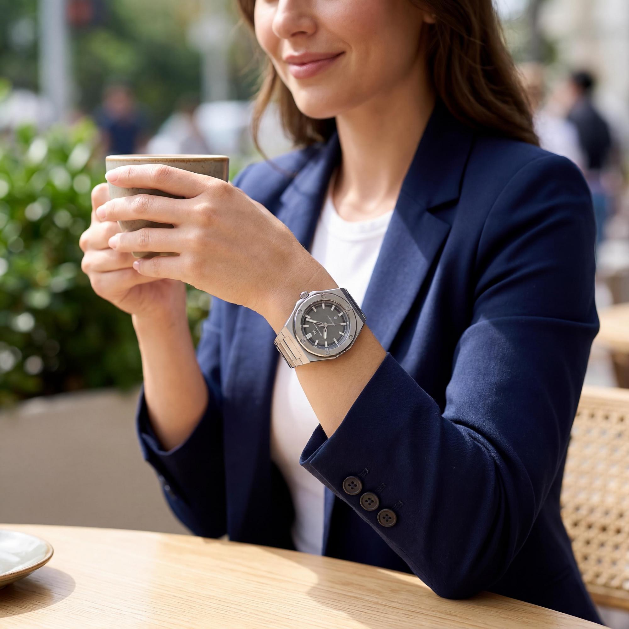Reloj Unisex TechnoMarine TM-416074, Esfera Gris 45mm, Photo 4