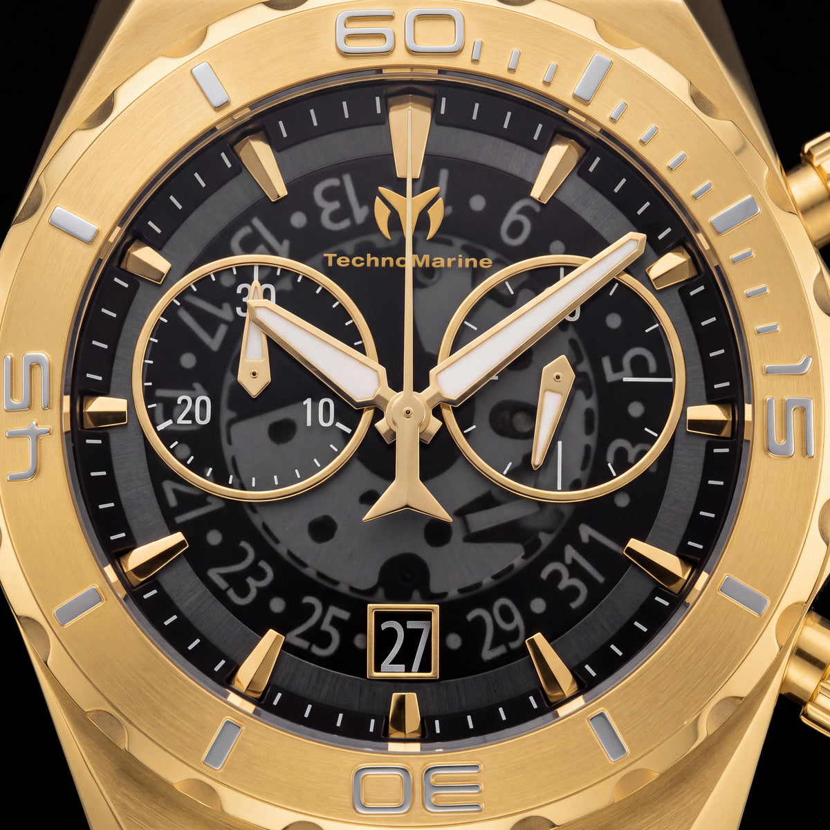 Reloj TechnoMarine TM-519008 para hombre en color dorado, 48mm, Photo 2