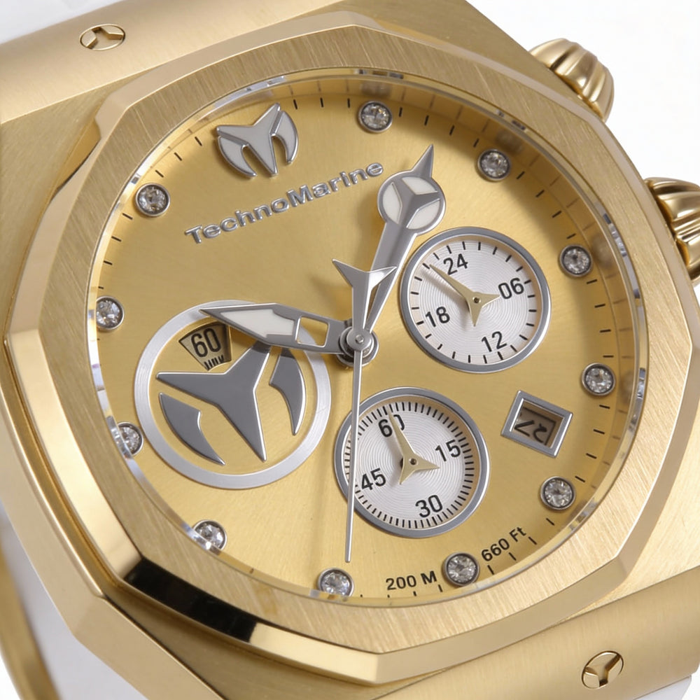 TechnoMarine TM-523008 Unisex Watch — front view, Quartz movement 40mm