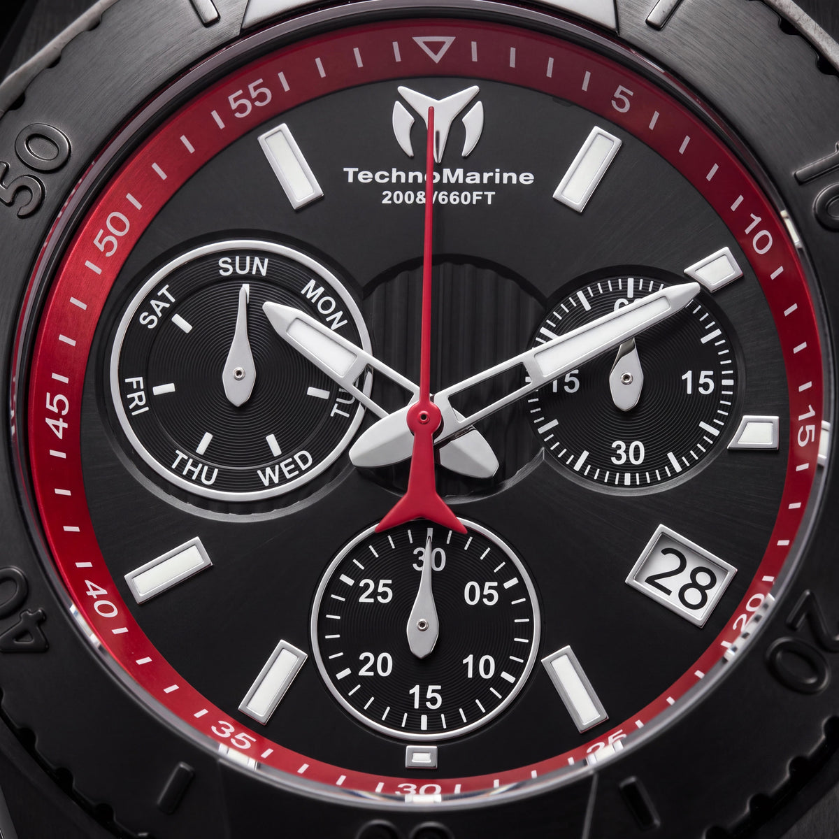Reloj TechnoMarine UF6 TM-616002 para hombre, negro, 48 mm, Photo 2