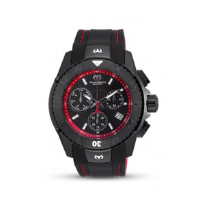 TechnoMarine TM-616002 Black Stainless Steel Men's Watch, 48mm