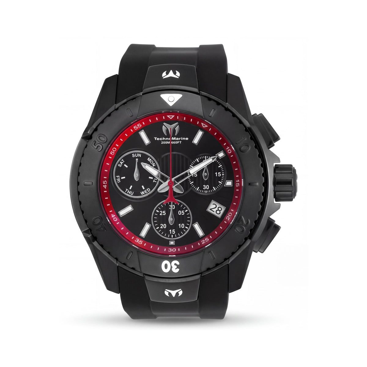 Reloj Technomarine UF6 TM-616002 para hombre, cronógrafo, 48 mm, acero inoxidable negro, resistente al agua 200 m, Photo 1