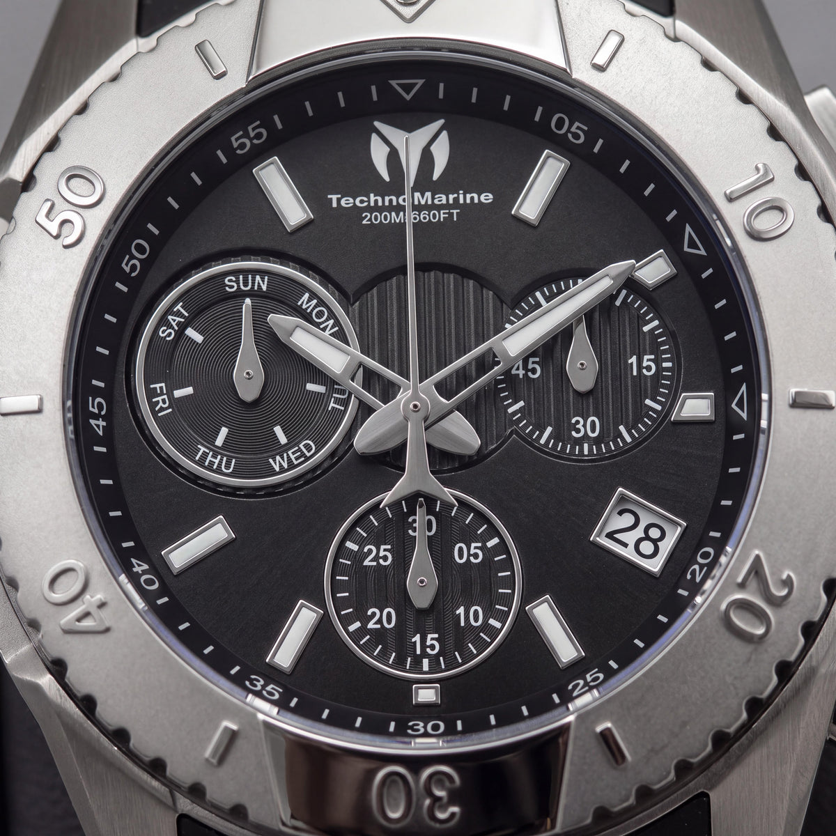 Reloj para hombre TechnoMarine TM-620001, negro, 48mm, Photo 2