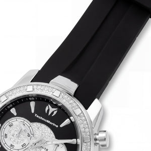TechnoMarine TM-621009 Unisex Watch — side view, Stainless Steel case 45mm