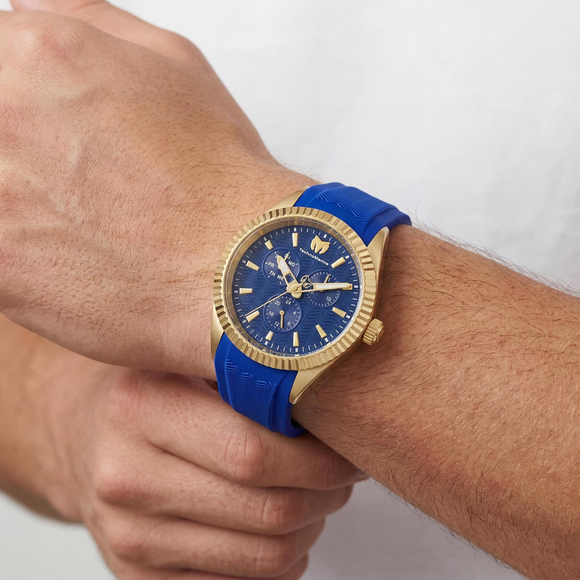 Reloj de hombre TechnoMarine Sea TM-719025, esfera azul de 42 mm, Photo 2