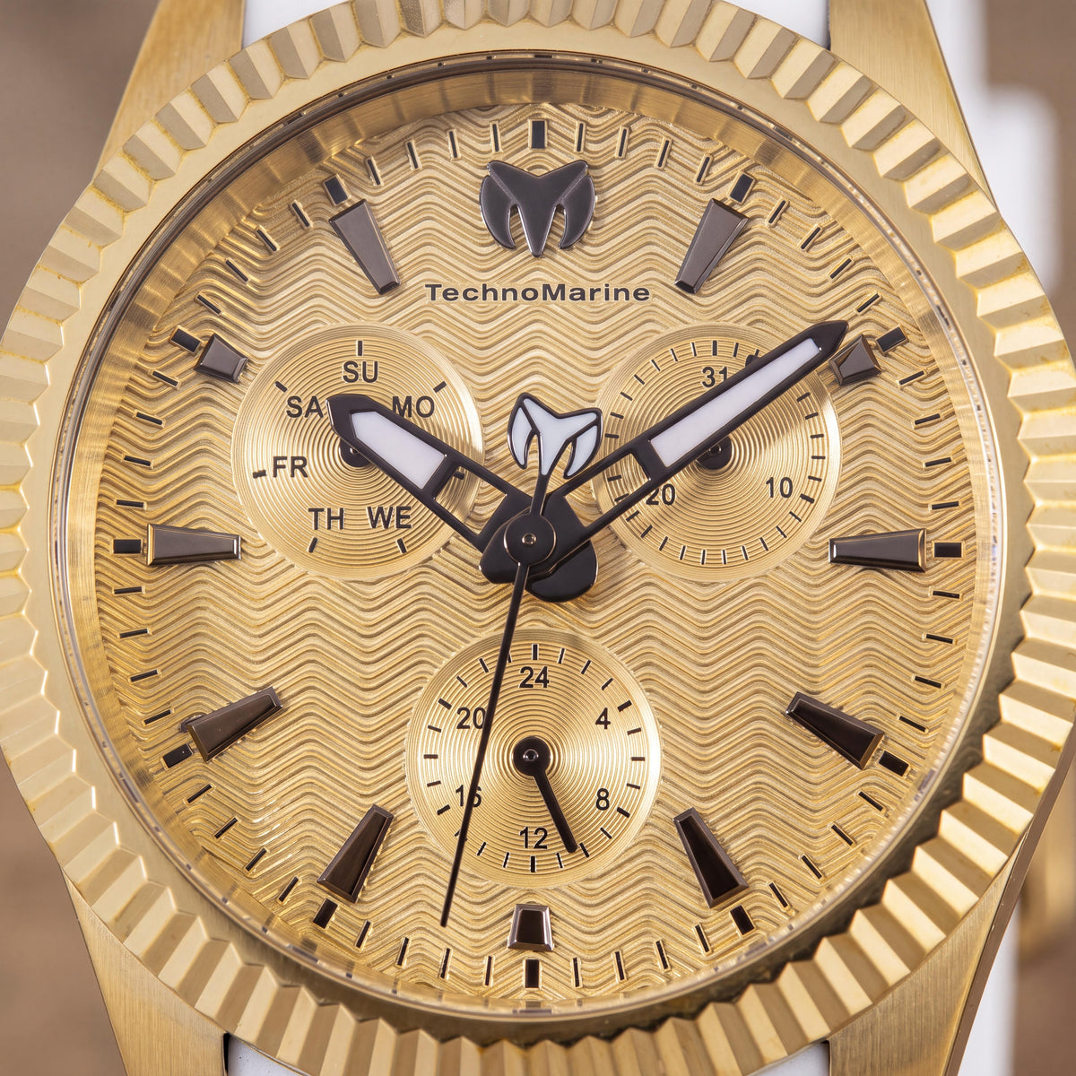 Reloj de Cuarzo Technomarine Sea Collection TM-724003 Unisex de Acero Inoxidable con Esfera Dorada de 38 mm, Photo 2