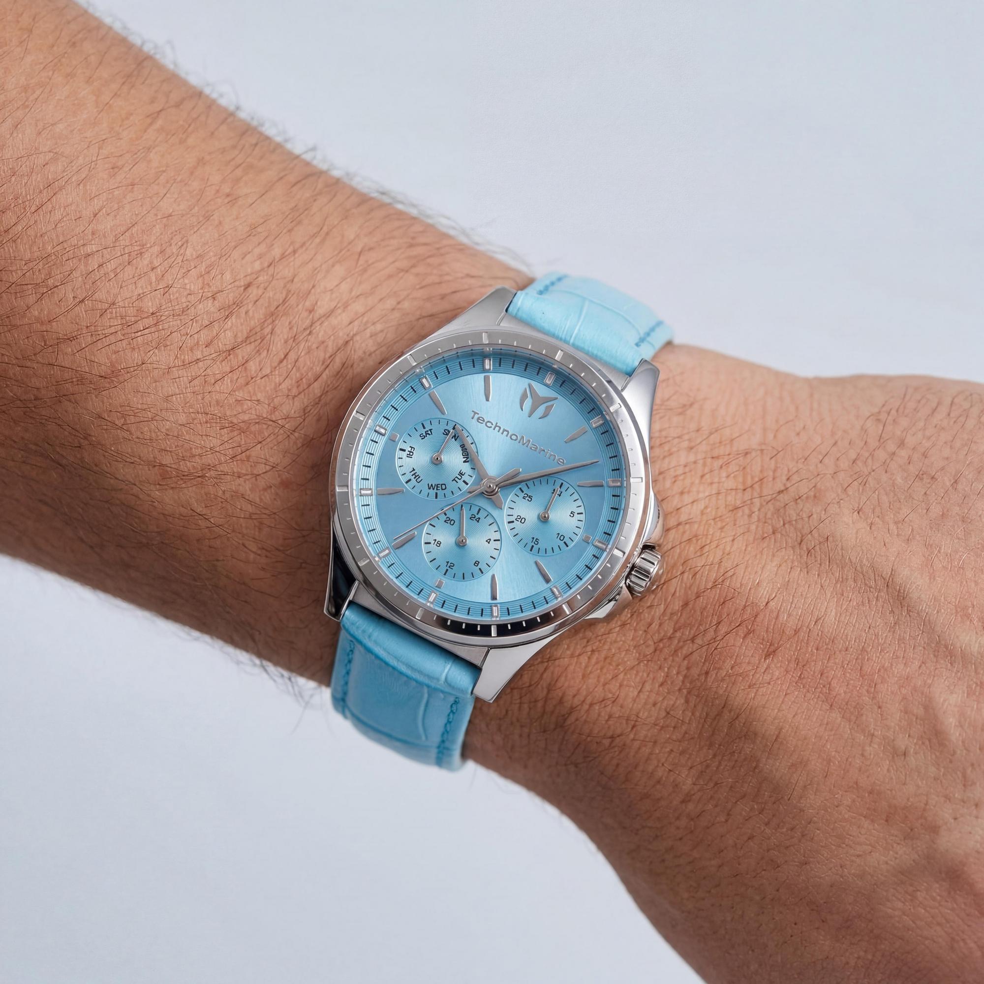 TechnoMarine MoonSun TM-822057 Unisex Watch, Blue Dial 36mm, Photo 3