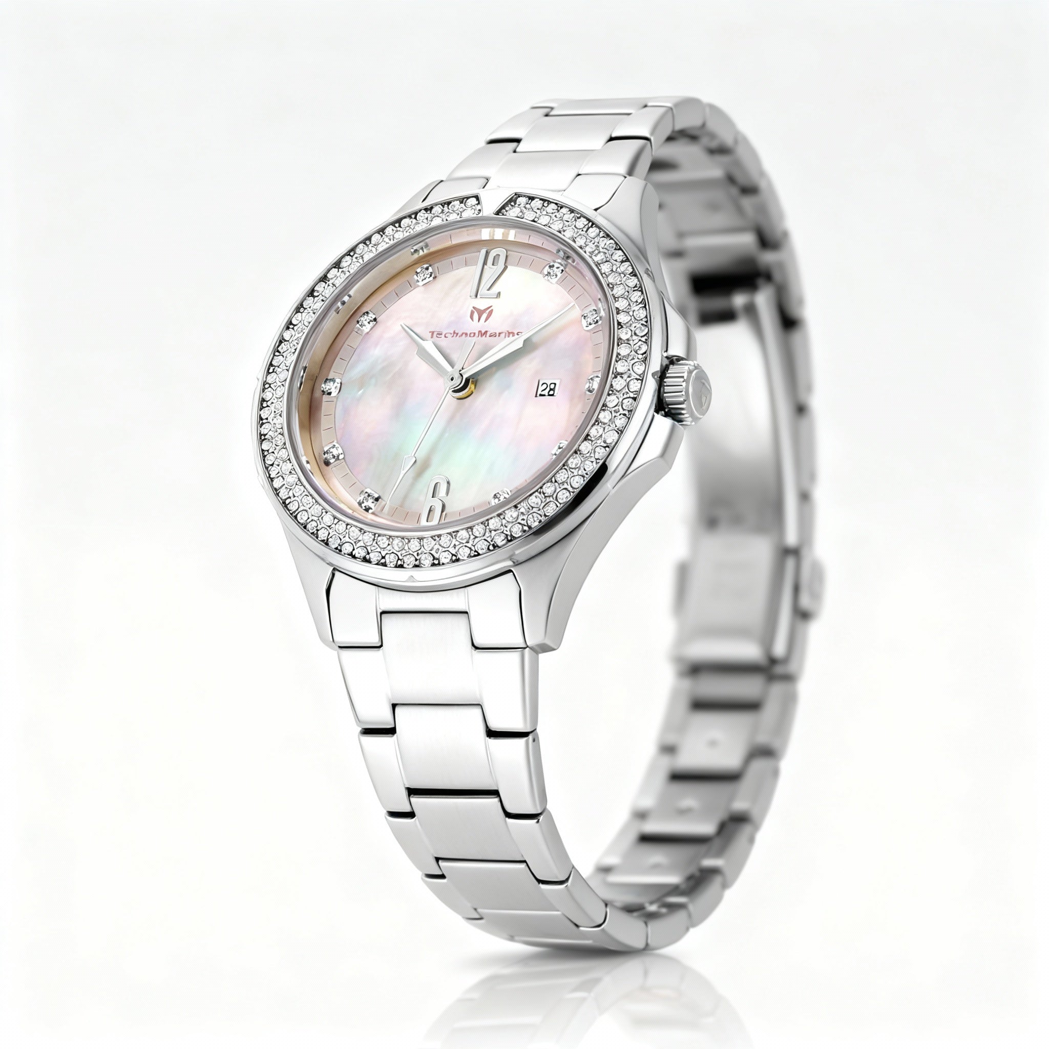 Reloj Technomarine TM-826013 de acero inoxidable plateado para mujer, 33 mm, Photo 2