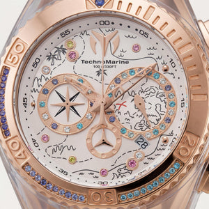 TechnoMarine Women's Watch — front view, Quartz movement 40mm