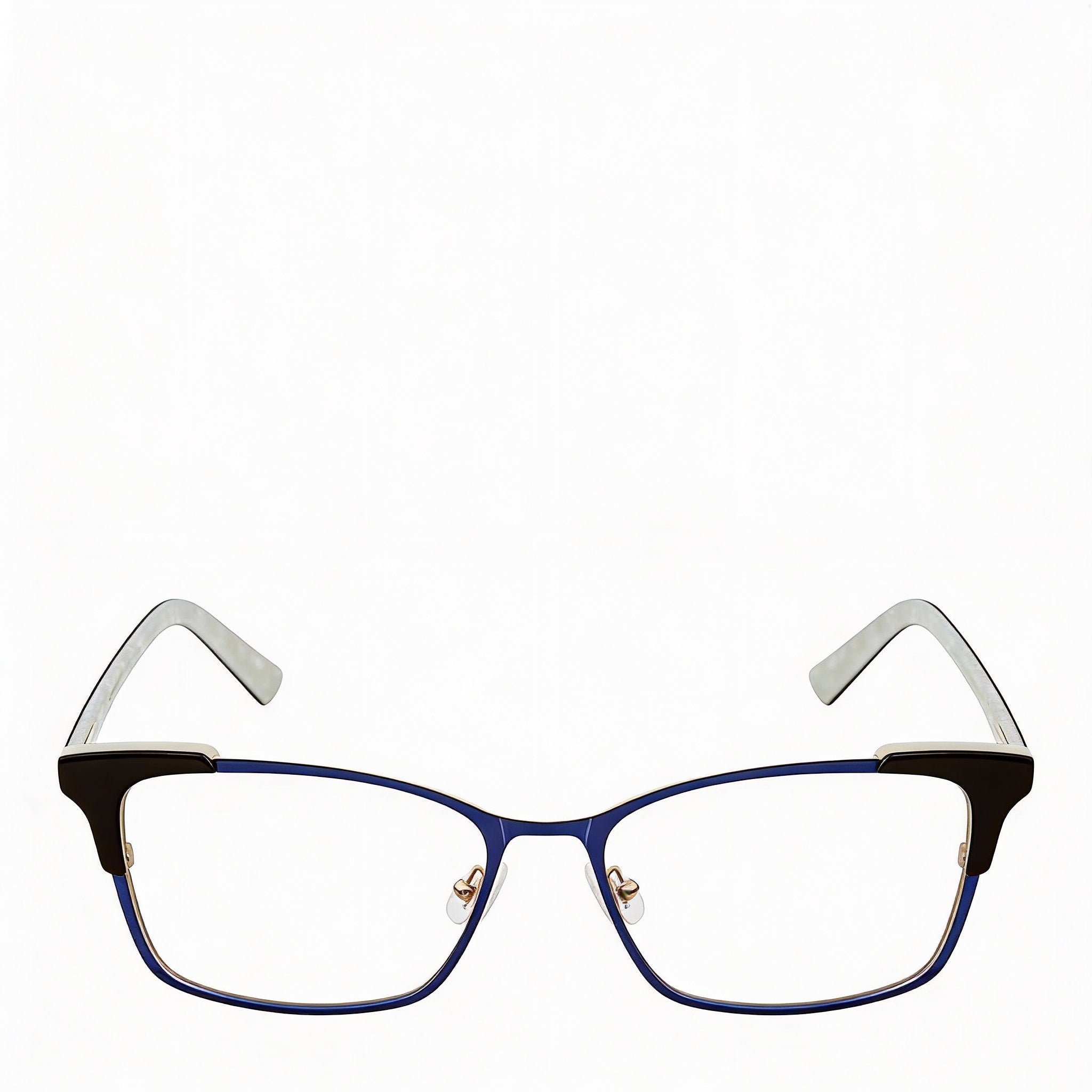 Ted Baker B245 Navy Blue Rectangle Eyeglasses for Women, Metal, Photo 2
