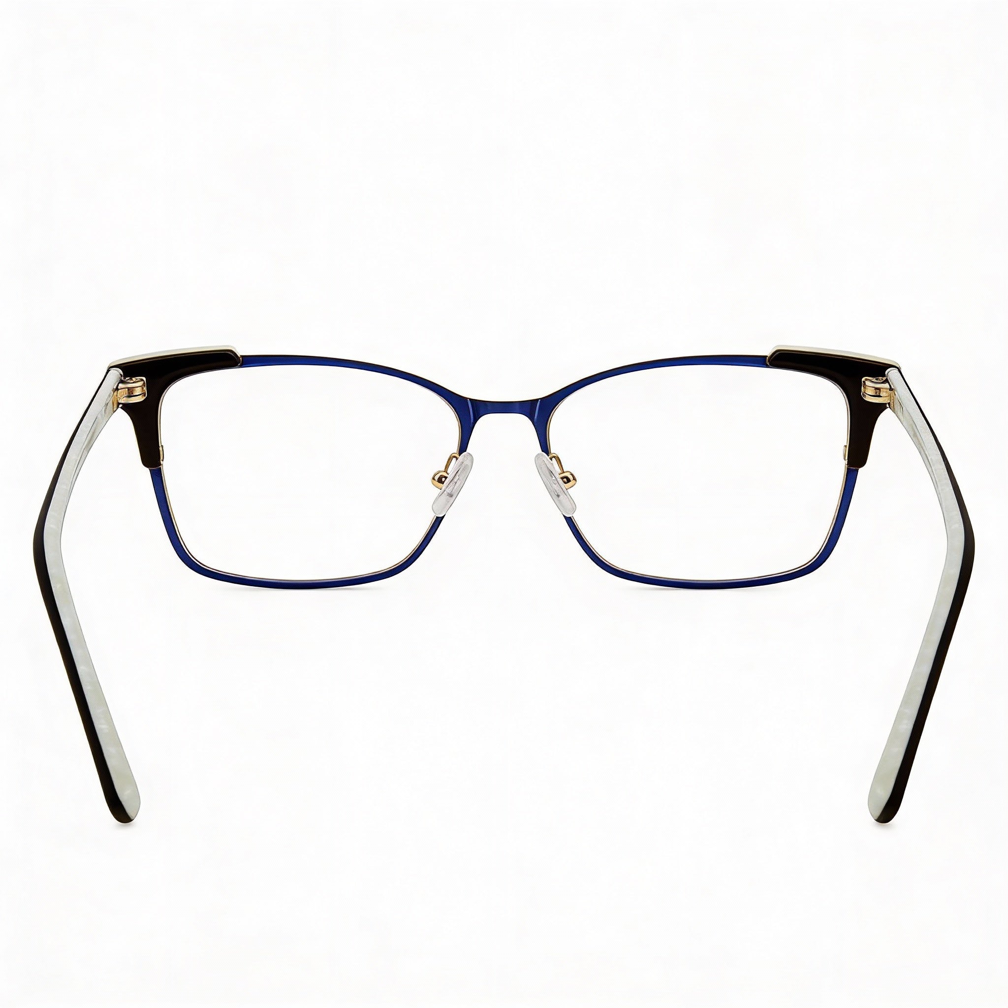 Ted Baker B245 Navy Blue Rectangle Eyeglasses for Women, Metal, Photo 3