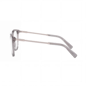 Tiffany 2168 Cat Eye Eyeglasses Women — side view, Gray Plastic temples