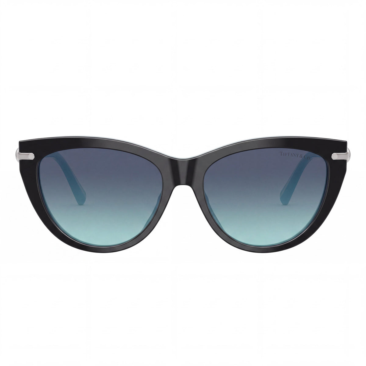 Tiffany 4253 Black Cat Eye Sunglasses Unisex, 55mm, Photo 2