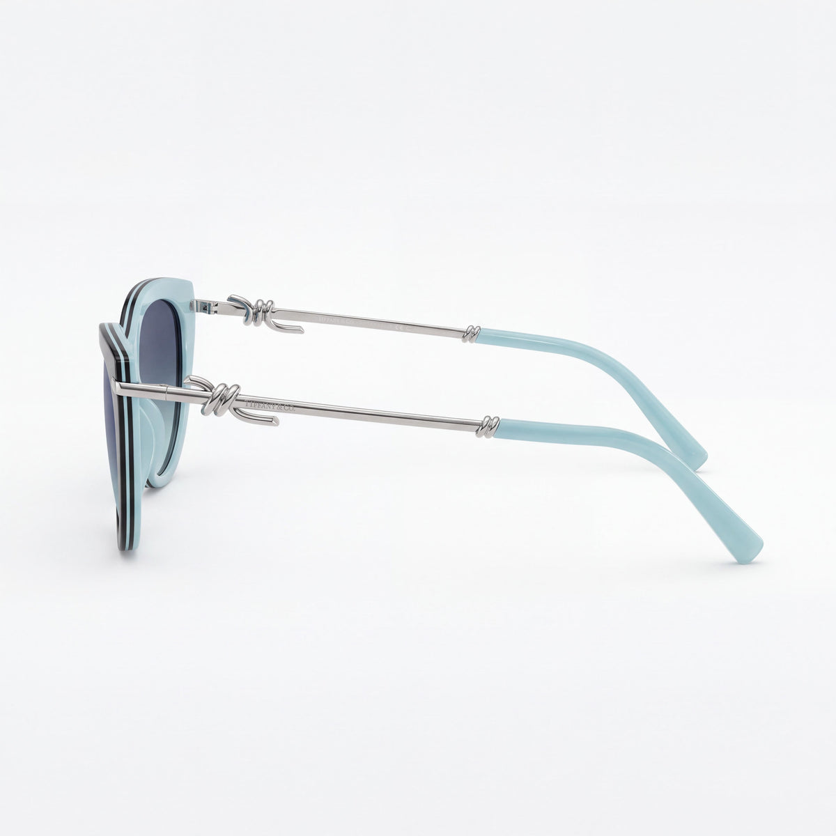 Tiffany 4253 Black Cat Eye Sunglasses Unisex, 55mm, Photo 3