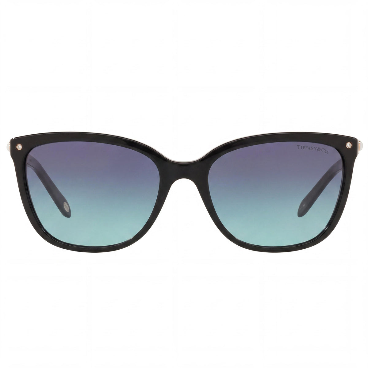 Gafas de sol Tiffany Blue Black ojo de gato para mujer, 53 mm, Photo 2