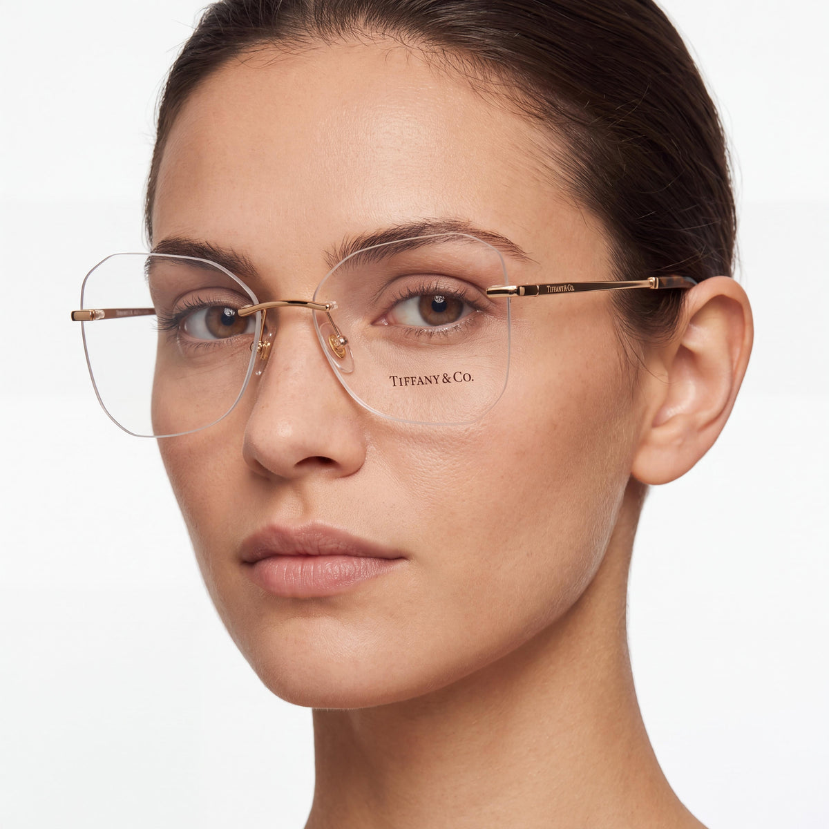 Tiffany & Co. Tf 1150 Gold Butterfly Eyeglasses for Women, 55mm, Photo 4
