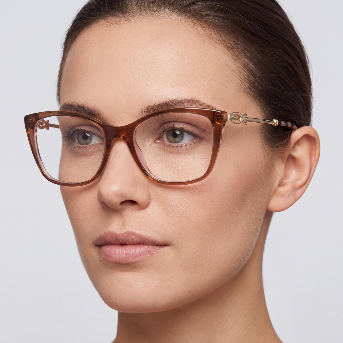 Tiffany & Co. Tf 2160b Brown Rectangle Eyeglasses for Women, Photo 3
