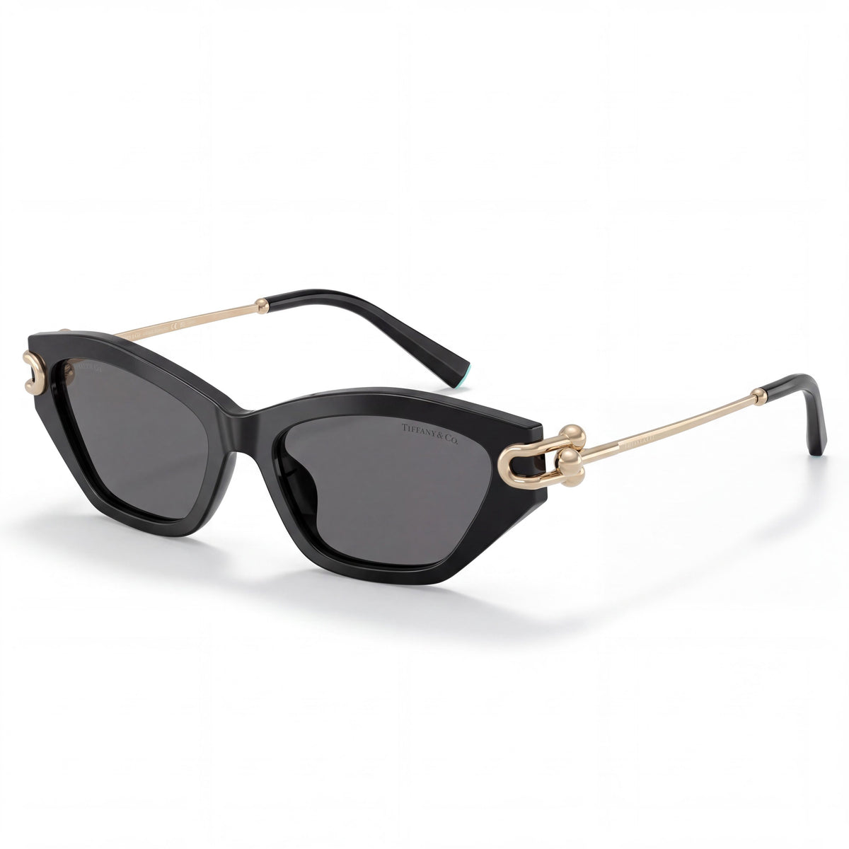 Tiffany & Co. TF 4231U Black Cat Eye Sunglasses for Women, 53mm, Photo 1
