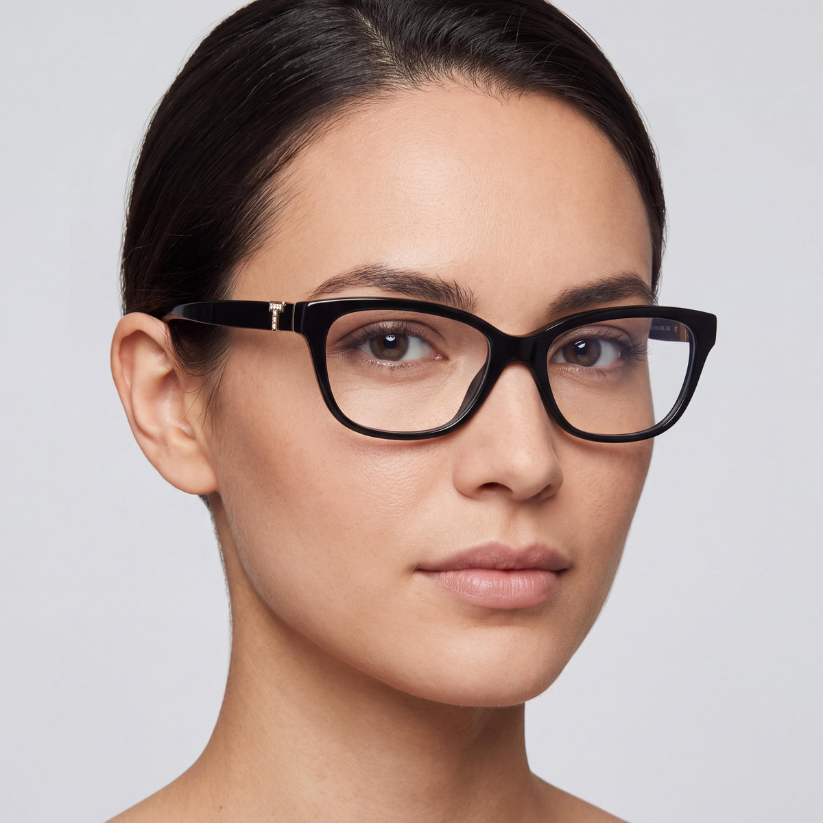 Tiffany & Co. TF2233B Black Cat Eye Eyeglasses for Women, 52mm, Photo 4