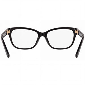 Tiffany & Co. TF2233B Cat Eye Eyeglasses Women — side view, Black Plastic temples