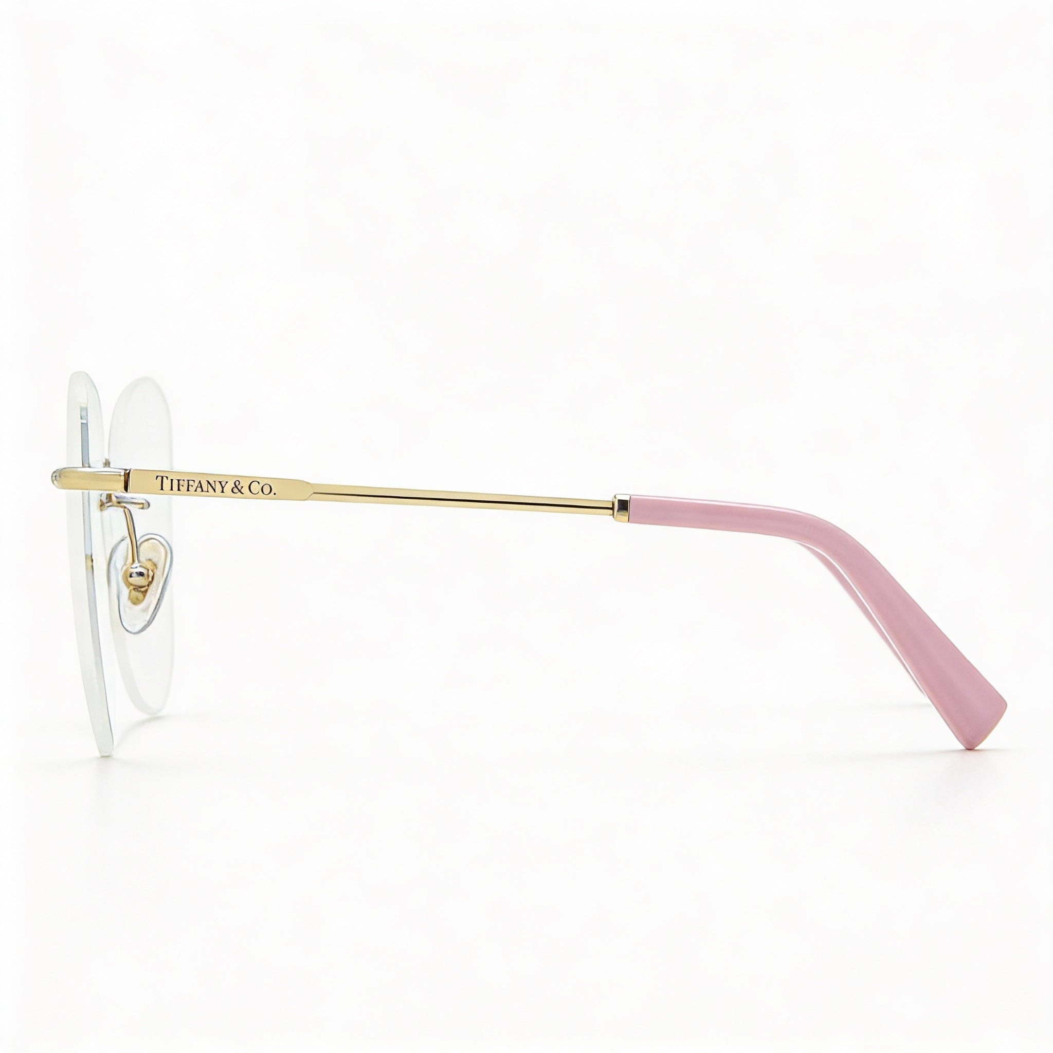 Tiffany TF 1150 Pale Gold Square Eyeglasses for Women, Metal, Photo 3