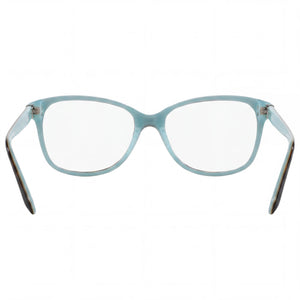 Tiffany TF 2097 Rectangle Eyeglasses for Women — interior view, Plastic frame detail