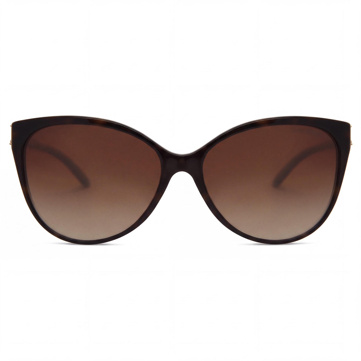 Gafas de sol Tiffany & Co. para mujer, estilo ojos de gato, montura havana azul de material compuesto, lentes marrones degradadas con protección UV y tratamiento antirreflejante, 58-16-140, Photo 2