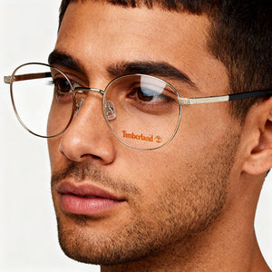 Timberland 1724 Gold Eyeglasses Unisex — lifestyle wear, office and reading