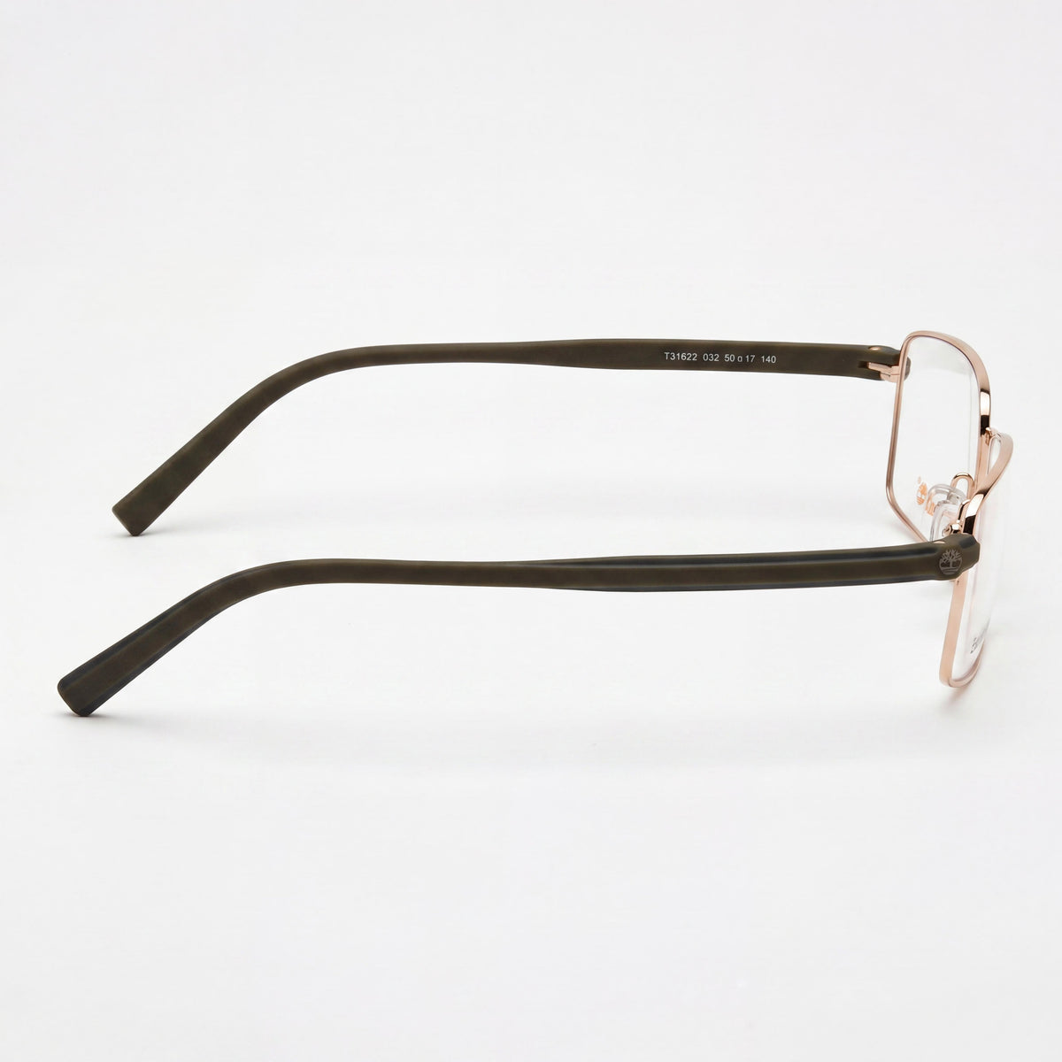 Gafas graduadas rectangulares Timberland negro mate para hombre, 56 mm, Photo 2