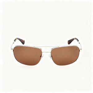 Timberland Rectangle Sunglasses for Men — front view, frame frame