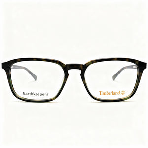 Timberland Rectangle Eyeglasses for Men — front view, Plastic