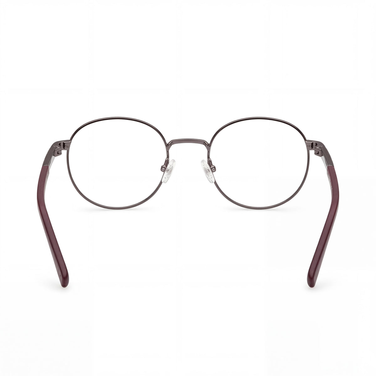 Timberland TB1724 Shiny Gunmetal Round Eyeglasses for Men, Metal 50mm, Photo 3