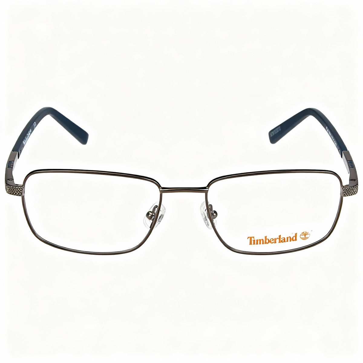 Timberland TB1726 Gunmetal Rectangle Eyeglasses for Men, Metal 54mm, Photo 2