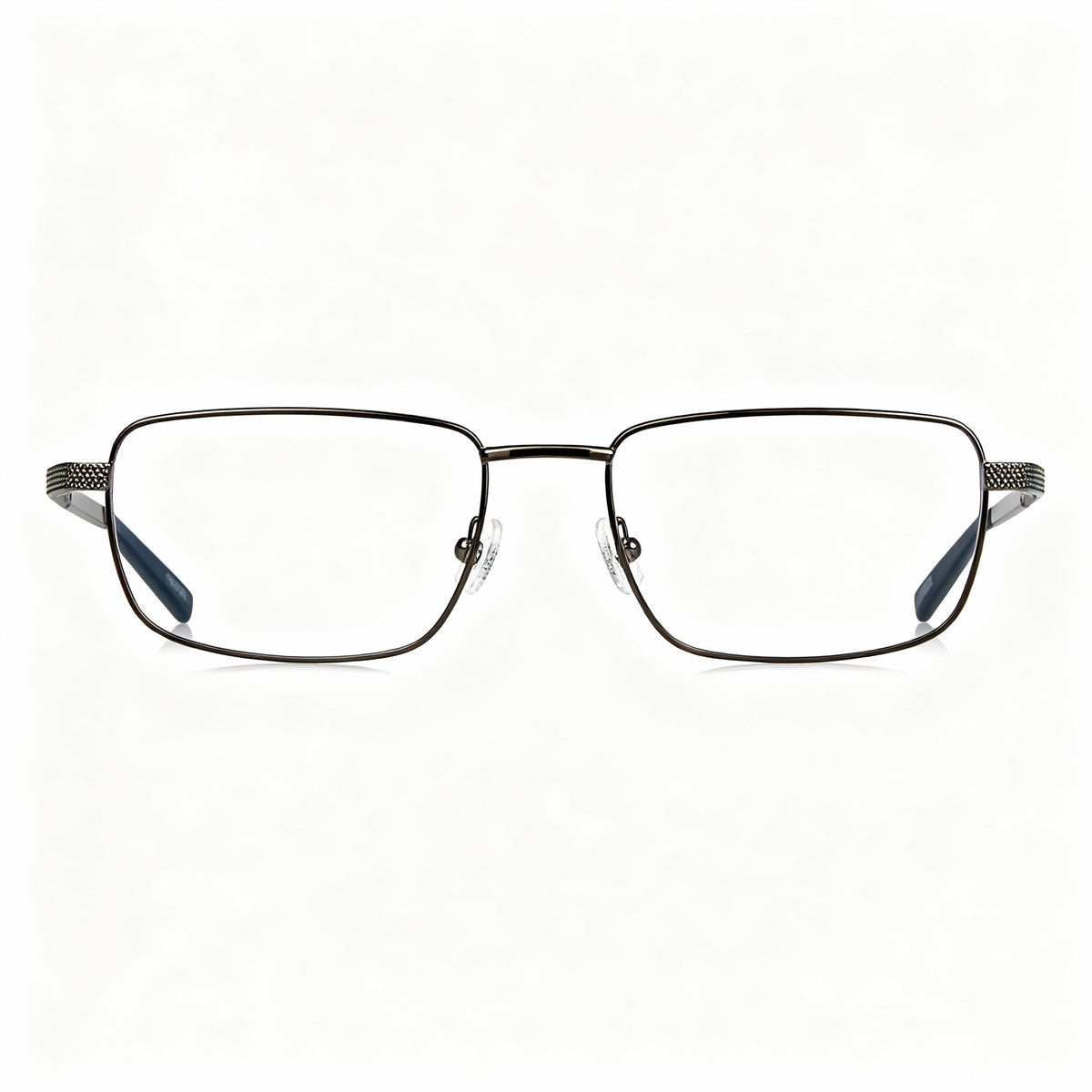 Timberland TB1726 Gunmetal Rectangle Eyeglasses for Men, Metal 54mm, Photo 3