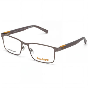 Timberland TB1795 Silver Rectangle Eyeglasses for Men, Metal frame