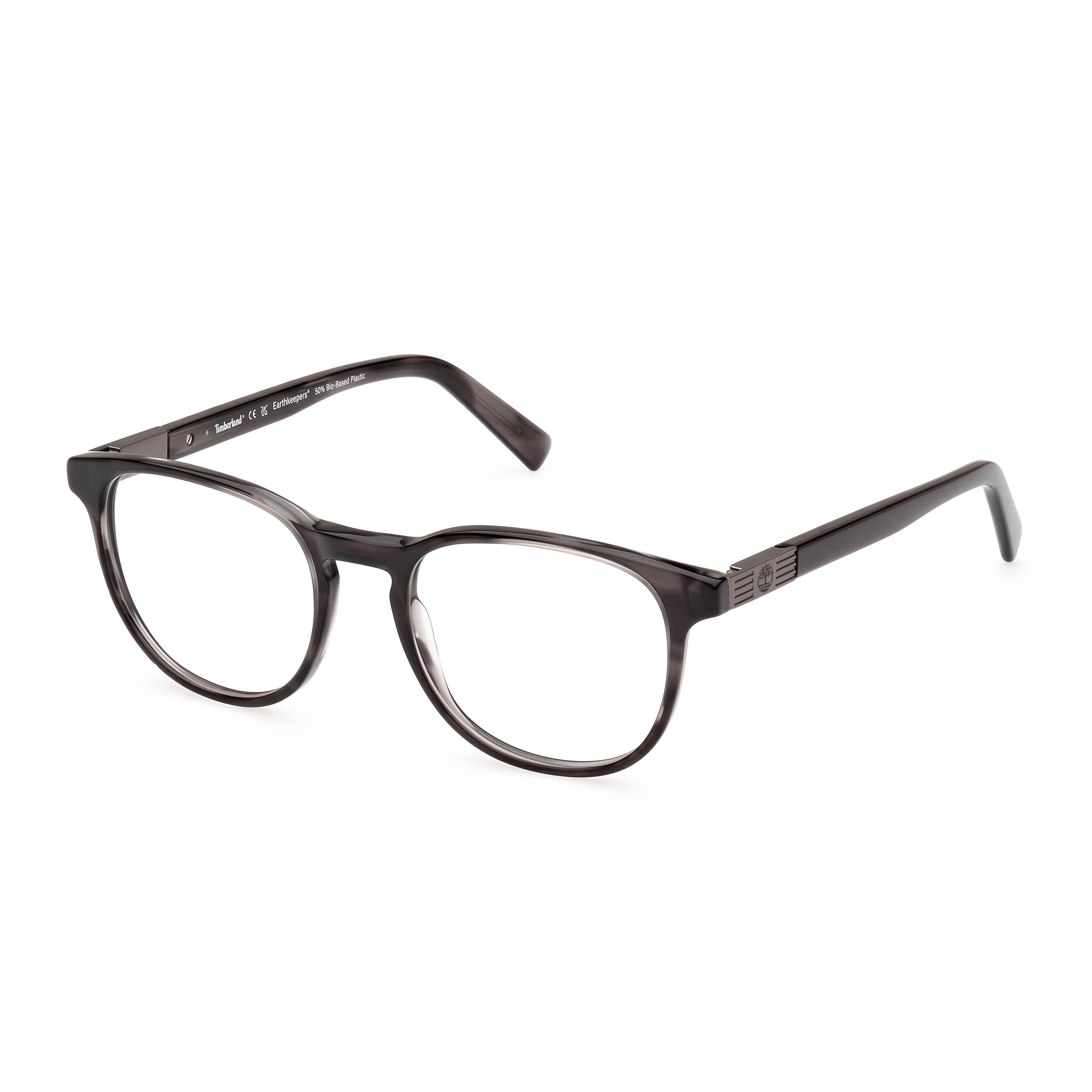 Gafas redondas grises Timberland TB1804 para hombre, acetato 50mm, Photo 1