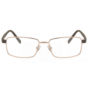 Timberland TB1820 Rectangle Eyeglasses for Men — front view, Metal