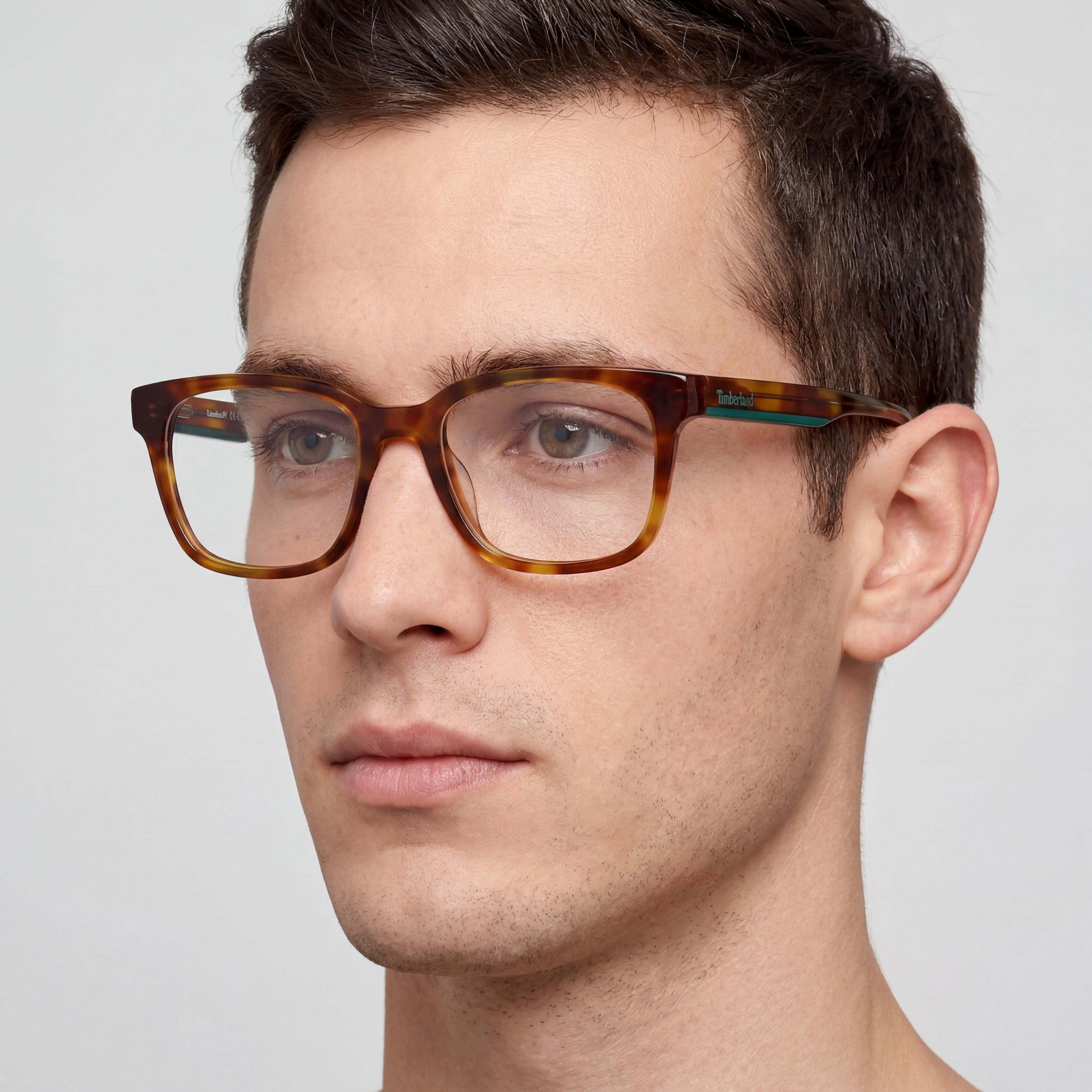 Timberland Tb1846-h Dark Havana Rectangle Eyeglasses for Men, 54mm, Photo 4