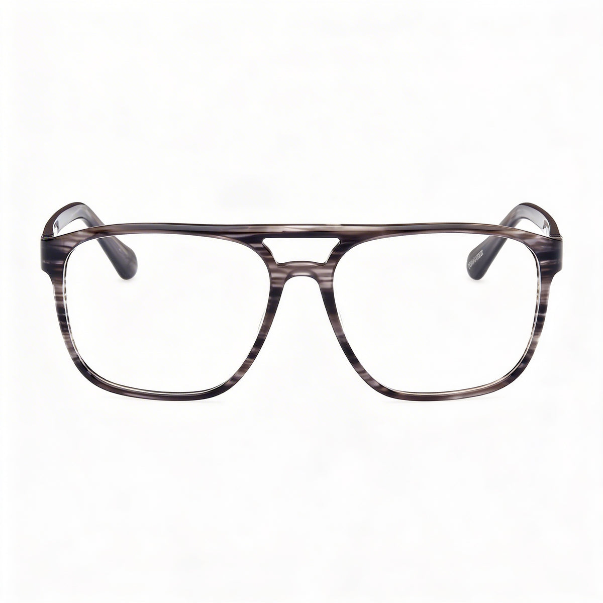 Gafas graduadas de aviador para hombre Timberland Tb50033 gris/cuerno, 62 mm, Photo 2