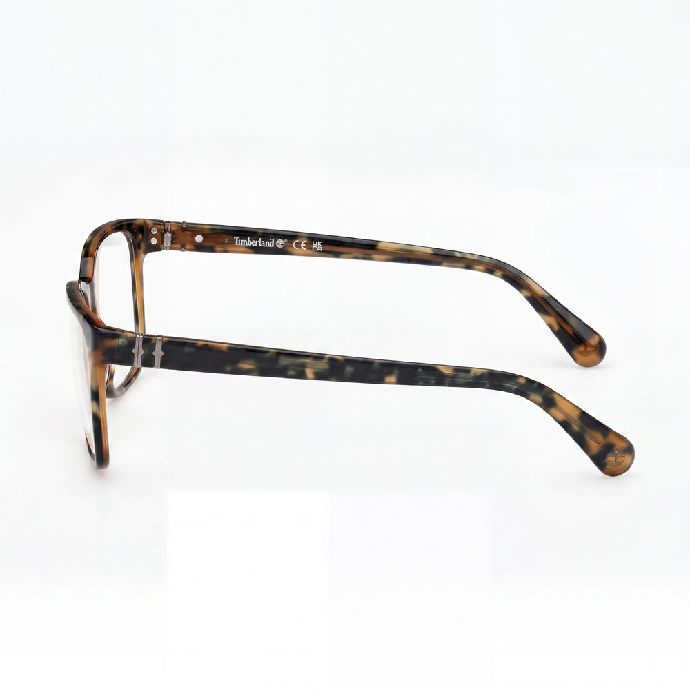 Timberland Tb50034 Rectangle Eyeglasses for Men — front view, Havana