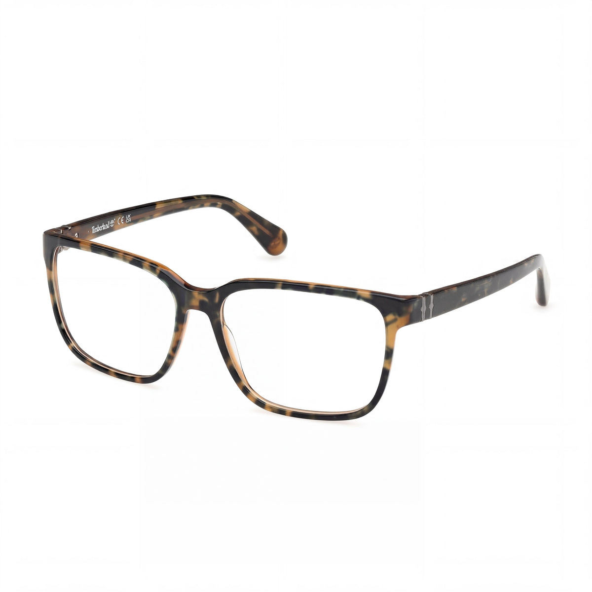 Timberland Tb50034 Dark Havana Rectangle Eyeglasses for Men, 62mm, Photo 1
