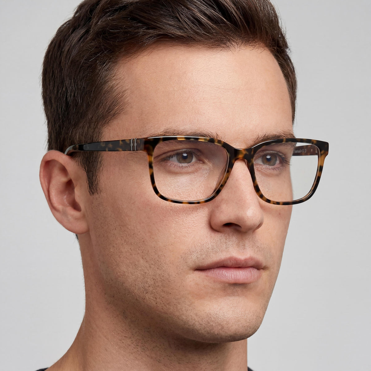 Timberland Tb50034 Dark Havana Rectangle Eyeglasses for Men, 62mm, Photo 4