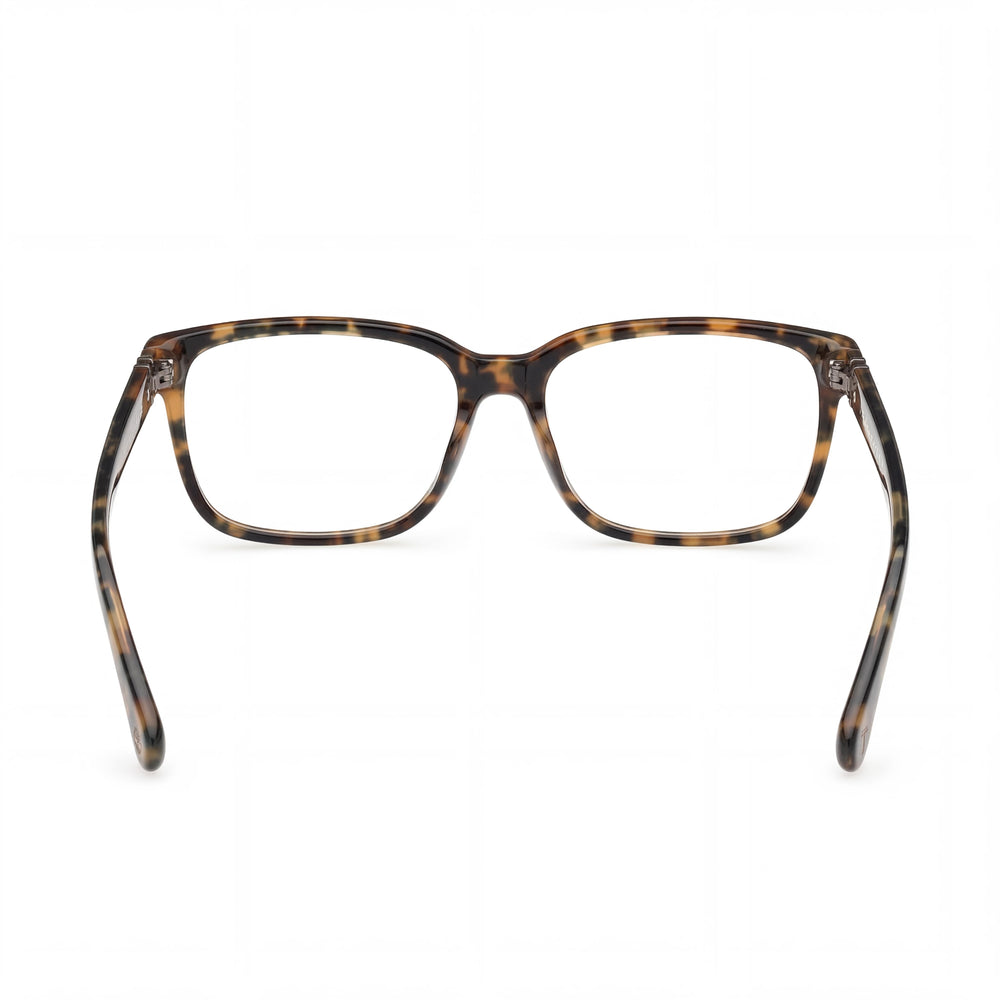 Timberland Tb50034 Rectangle Eyeglasses Men — side view, Havana temples