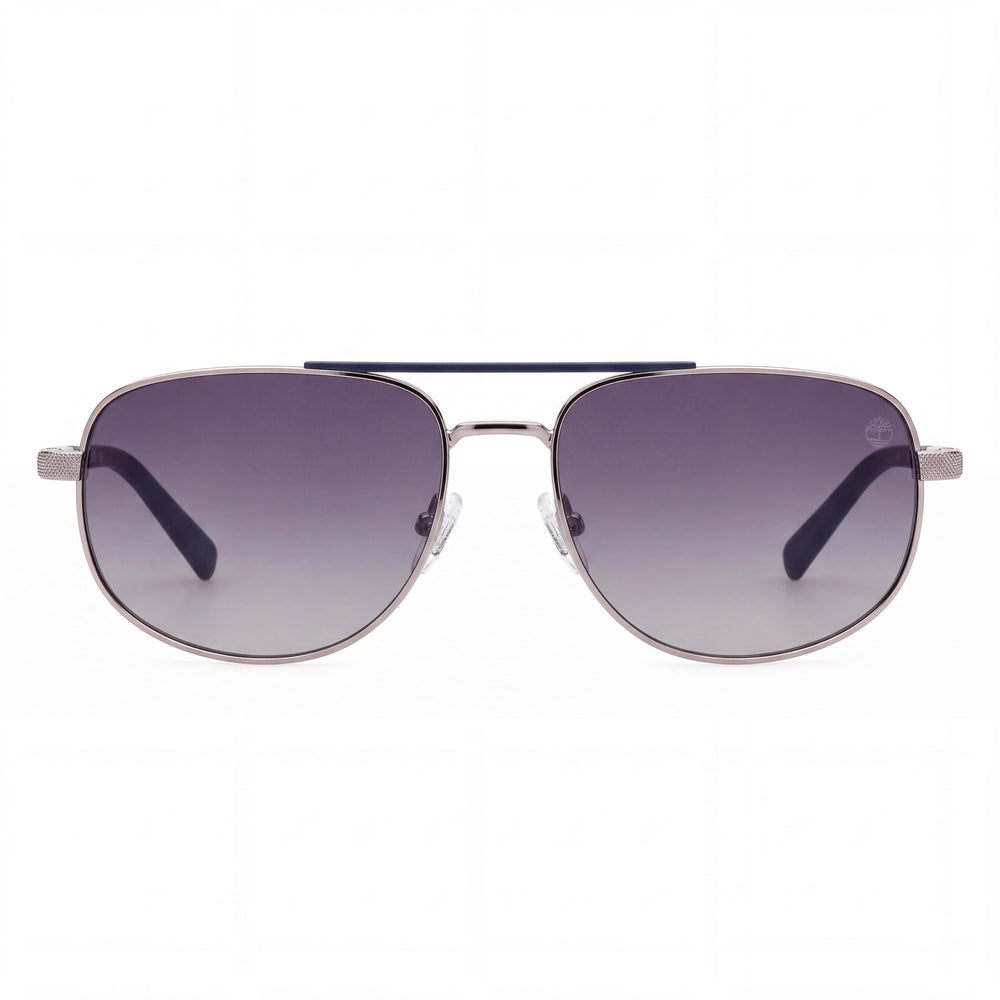 Timberland TB9285 Aviator Sunglasses for Men — front view, Metal frame