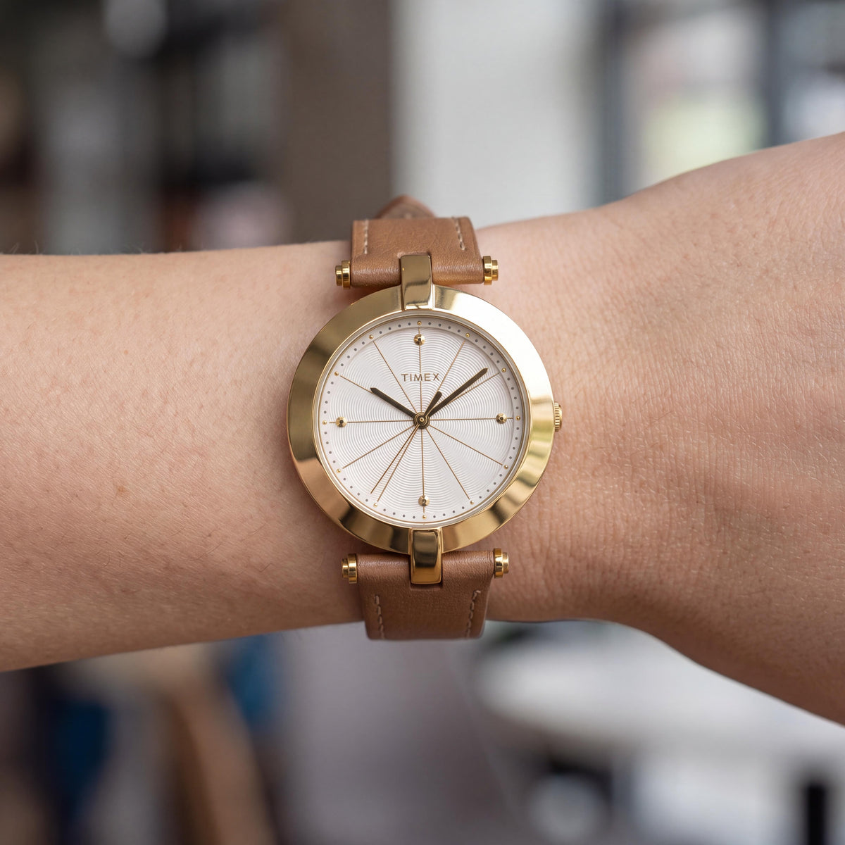 Timex TW2P79500 Gold Watch for Women, 40mm, Photo 4