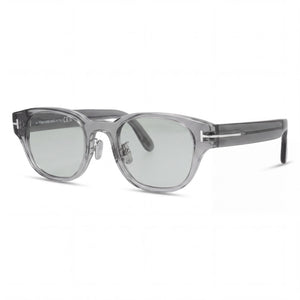 Tom Ford 4820a Transparent Rectangle Sunglasses Unisex, Light Grey lens