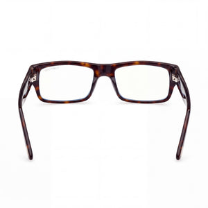 Tom Ford 5835-B Rectangle Eyeglasses for Men — front view, Pantographed Plastic