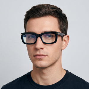 Tom Ford Black Eyeglasses Unisex — lifestyle wear, office and reading