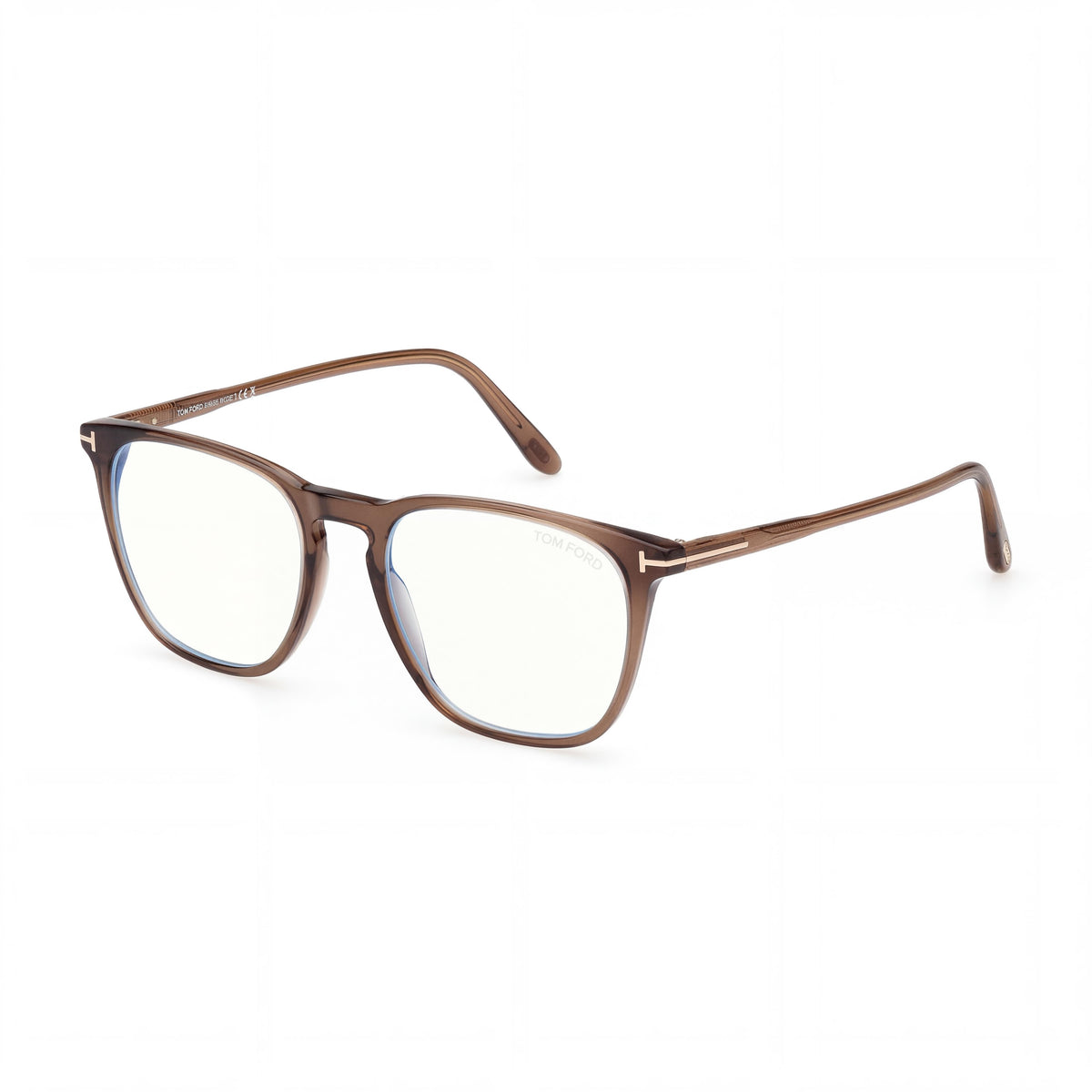 Gafas graduadas rectangulares marrones para hombre Tom Ford, 52 mm, Photo 1